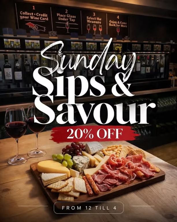 Sunday Sips & Savour 🧀 🍷🍷